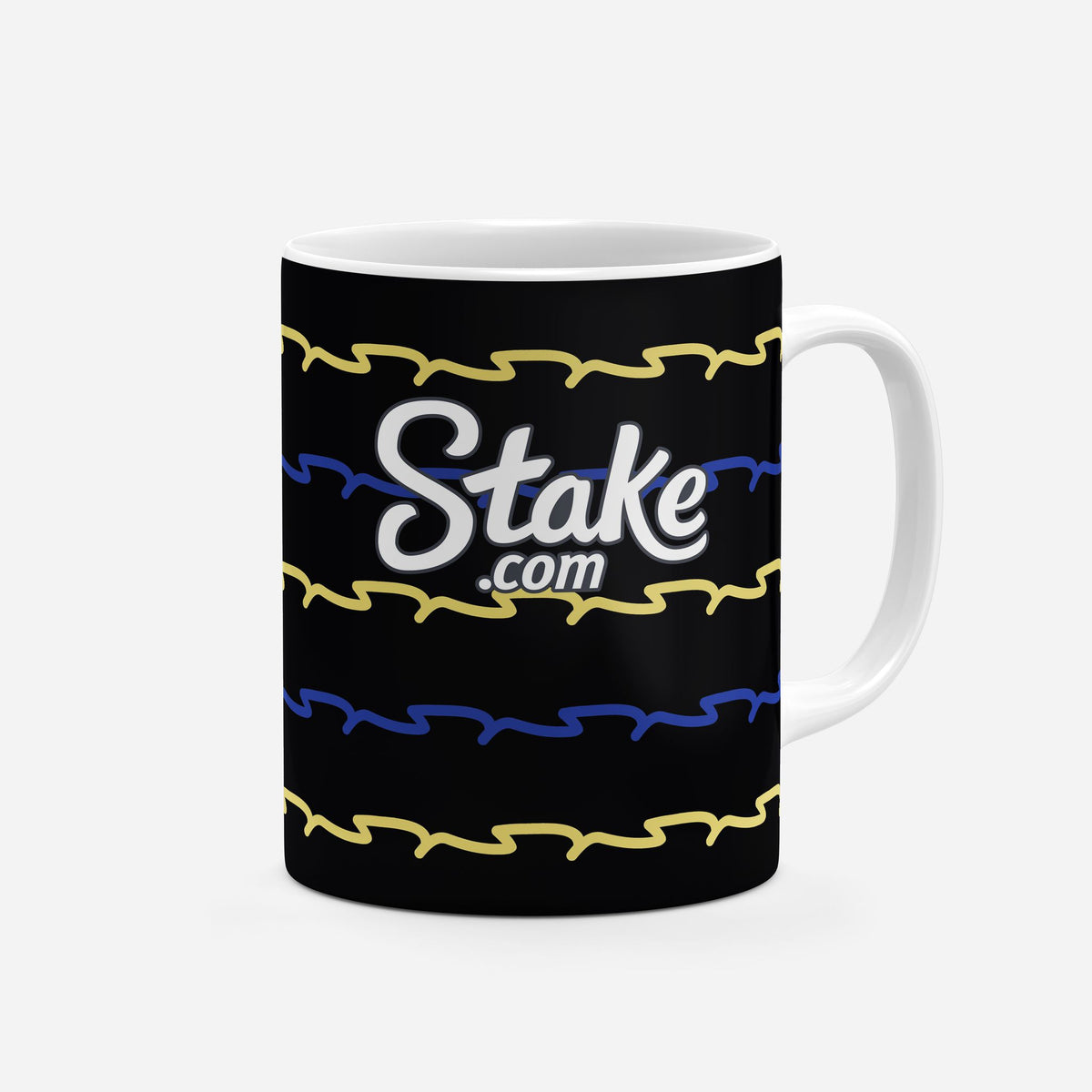 Mug with the Everton 2025-26 Third football shirt design by RIPA Football