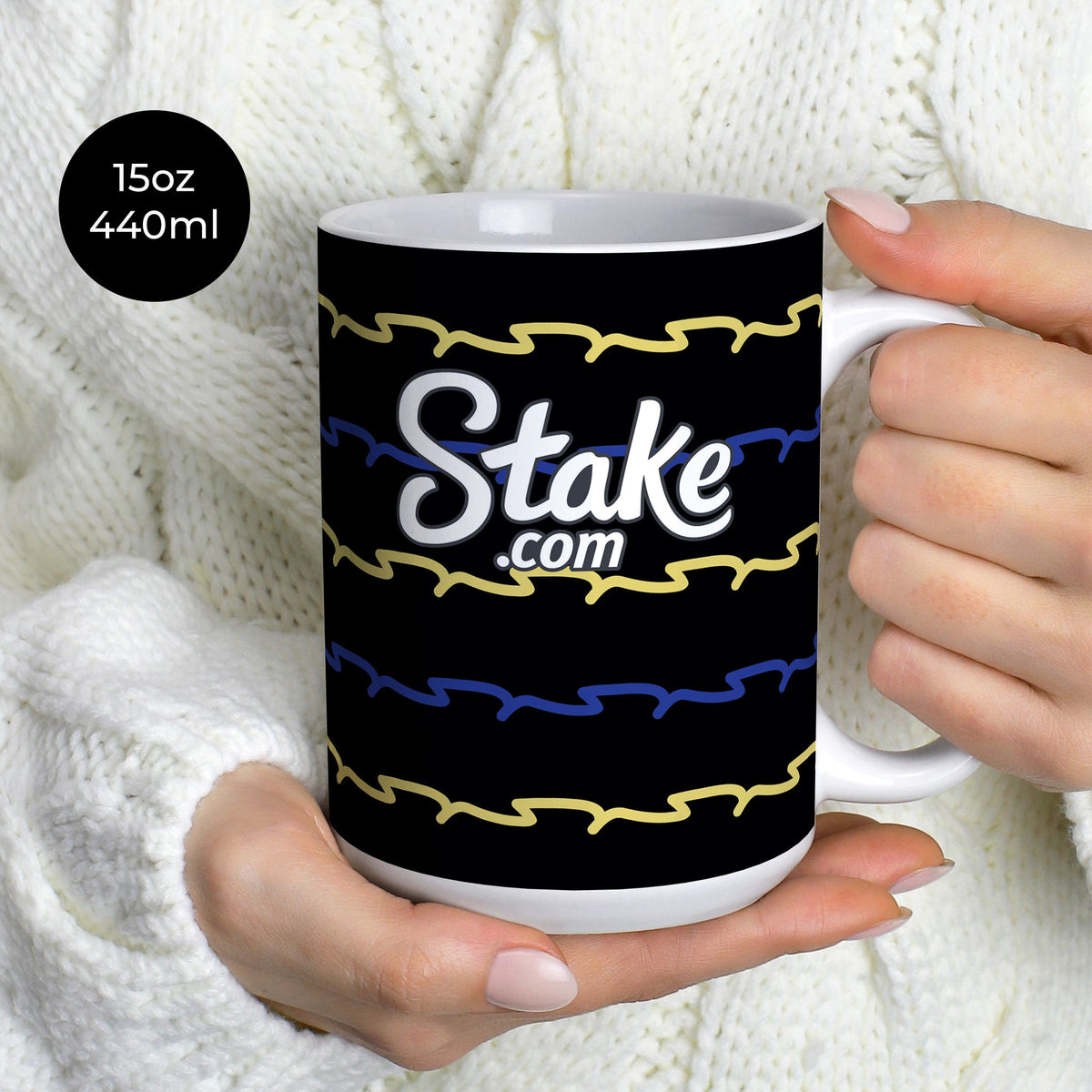 Mug with the Everton 2025-26 Third football shirt design by RIPA Football