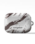 AirPods case with the St. Pauli 2026-27 Away football shirt design by RIPA Football