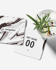 Coaster with the St. Pauli 2026-27 Away football shirt design by RIPA Football