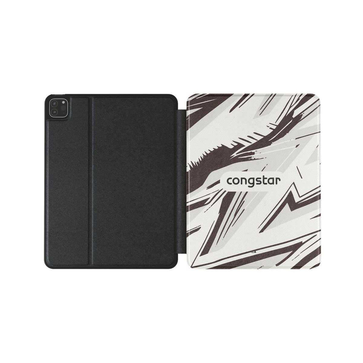 iPad case with the St. Pauli 2026-27 Away football shirt design by RIPA Football