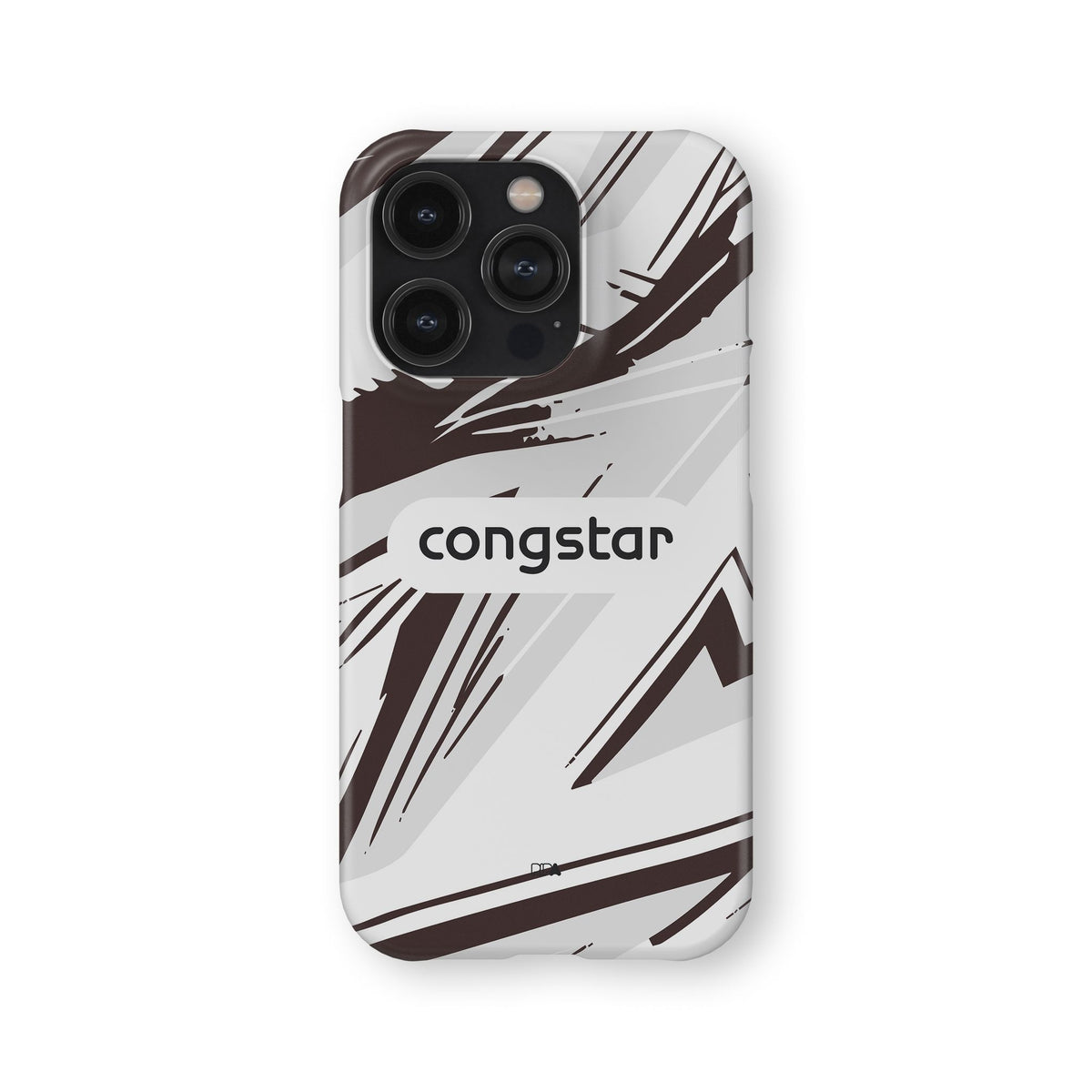 Phone case with the St. Pauli 2026-27 Away football shirt design by RIPA Football