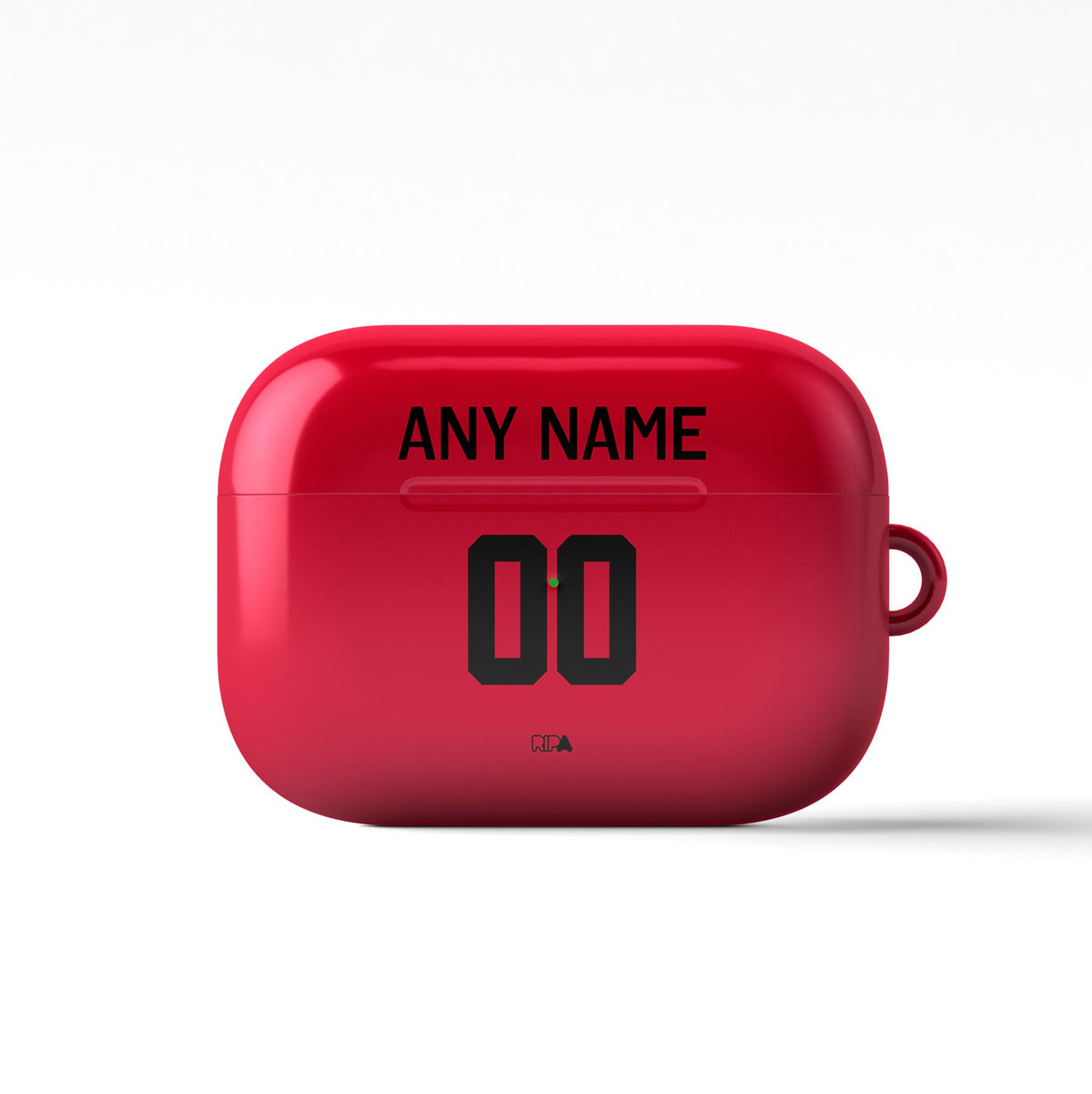 AirPods case with the Utrecht 2025-26 Fourth football shirt design by RIPA Football