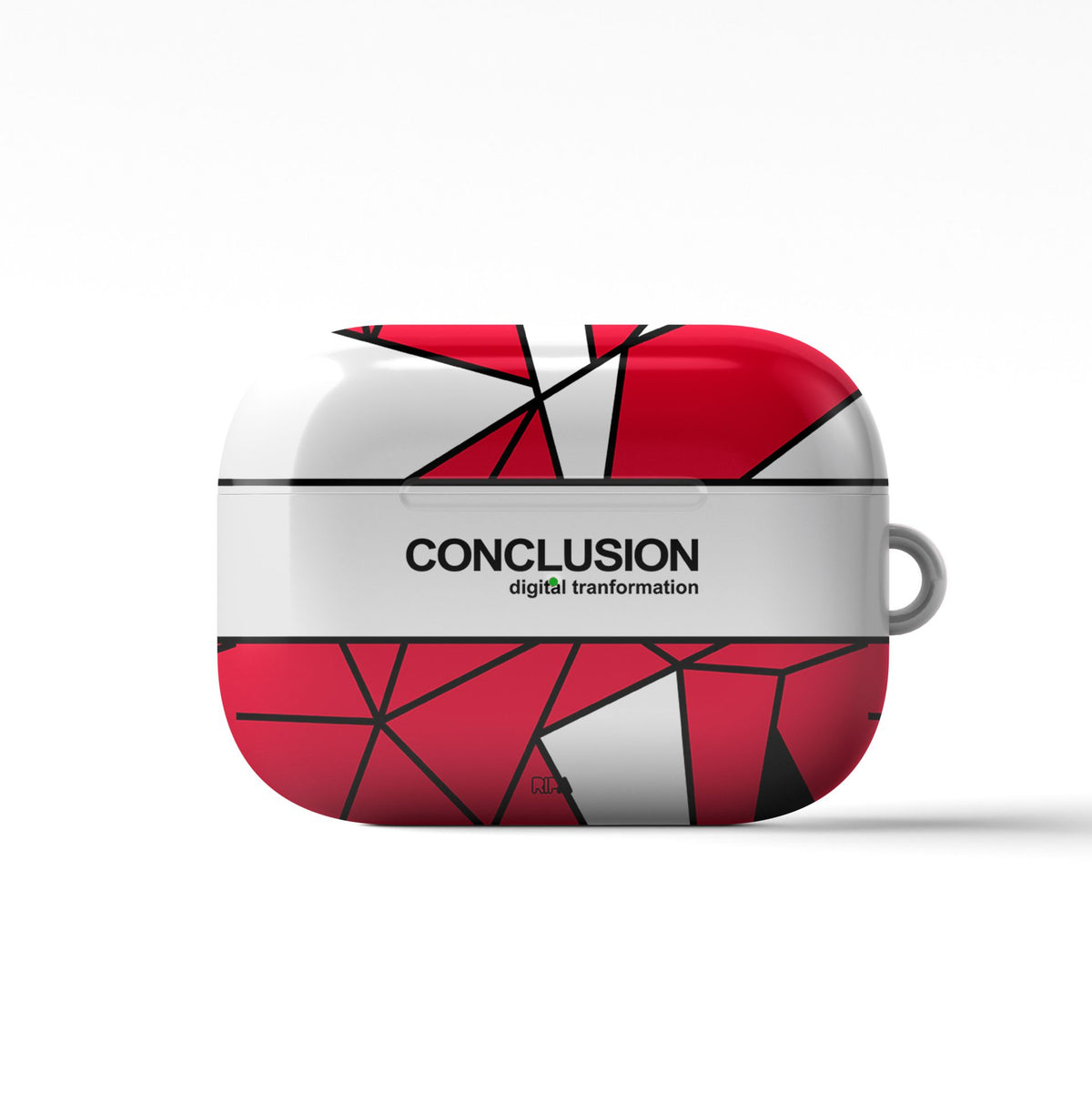 AirPods case with the Utrecht 2025-26 Fourth football shirt design by RIPA Football