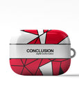 AirPods case with the Utrecht 2025-26 Fourth football shirt design by RIPA Football