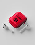 AirPods case with the Utrecht 2025-26 Fourth football shirt design by RIPA Football