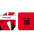 Coaster with the Utrecht 2025-26 Fourth football shirt design by RIPA Football