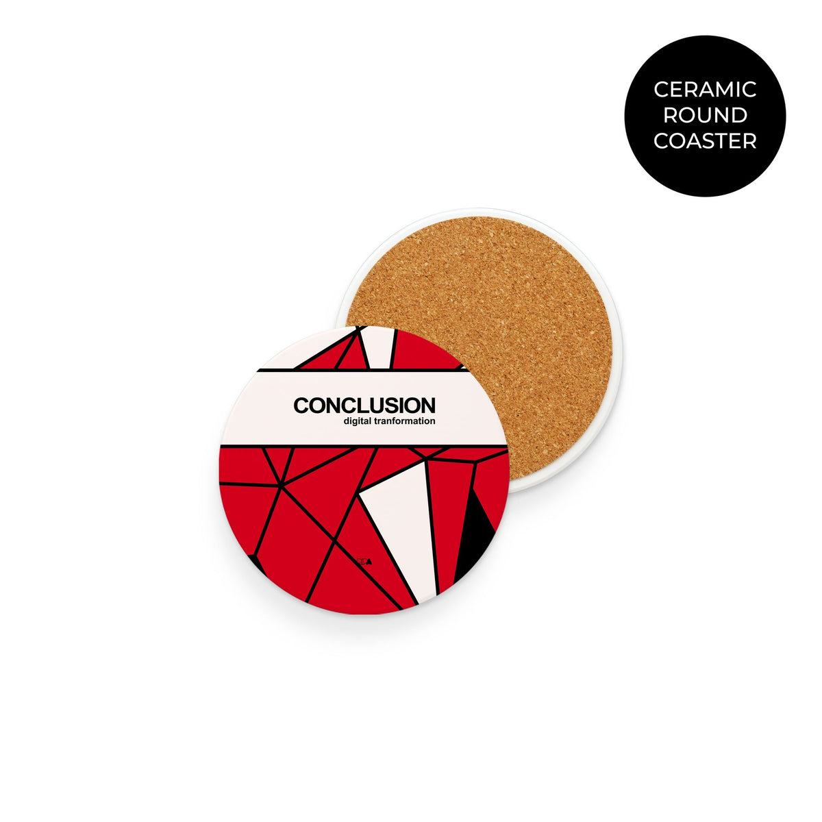 Coaster with the Utrecht 2025-26 Fourth football shirt design by RIPA Football