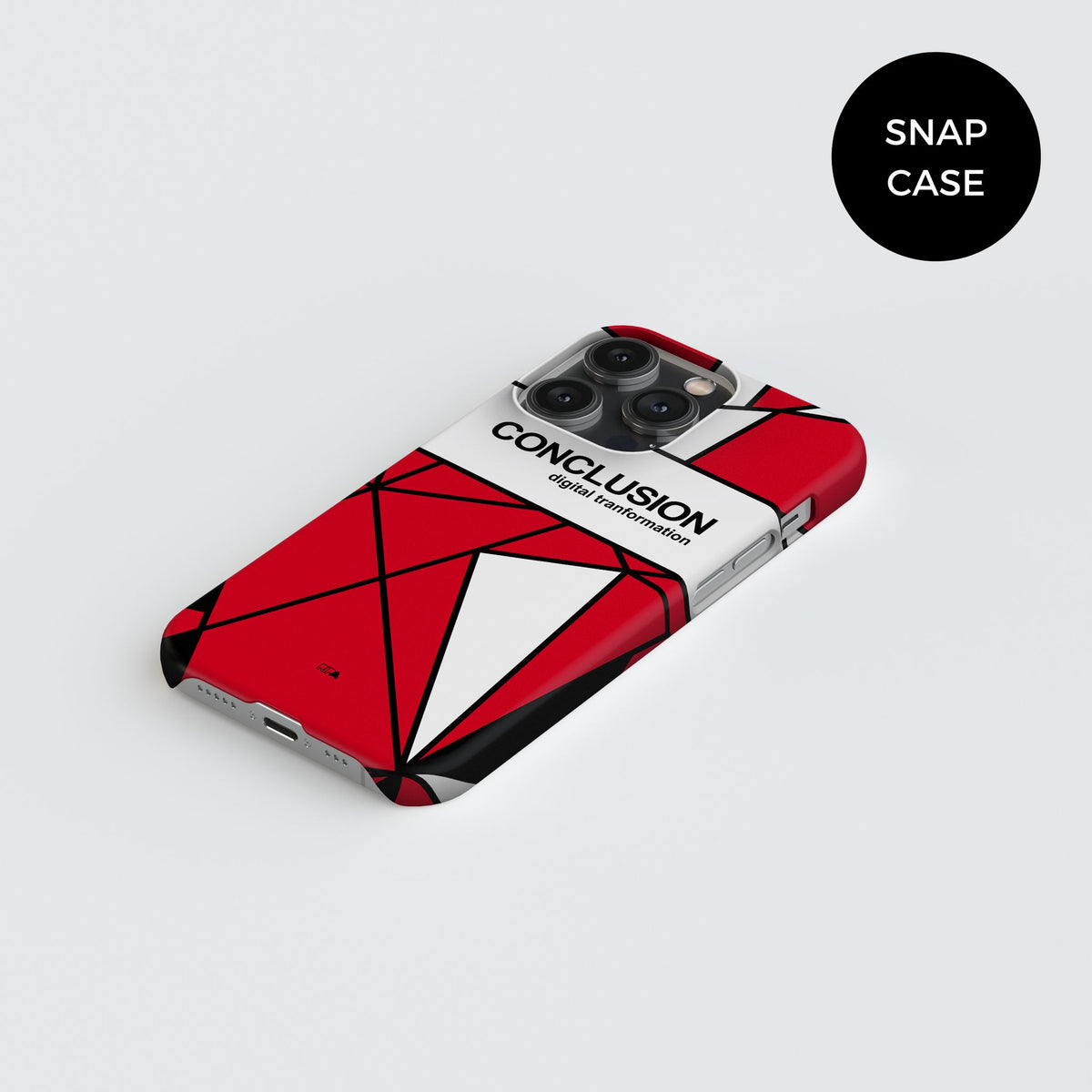 Phone case with the Utrecht 2025-26 Fourth football shirt design by RIPA Football