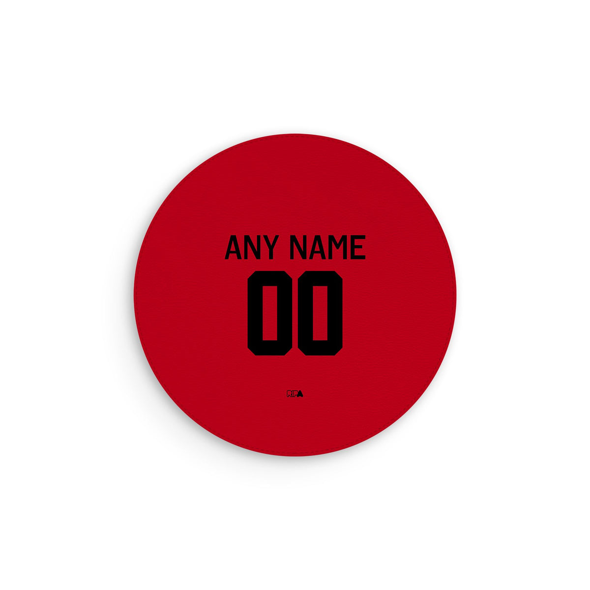 Mouse pad with the Utrecht 2025-26 Fourth football shirt design by RIPA Football