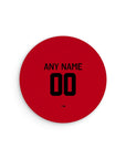 Mouse pad with the Utrecht 2025-26 Fourth football shirt design by RIPA Football