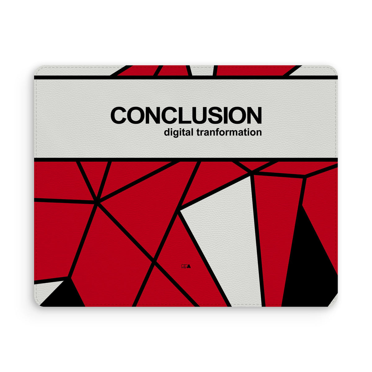Mouse pad with the Utrecht 2025-26 Fourth football shirt design by RIPA Football