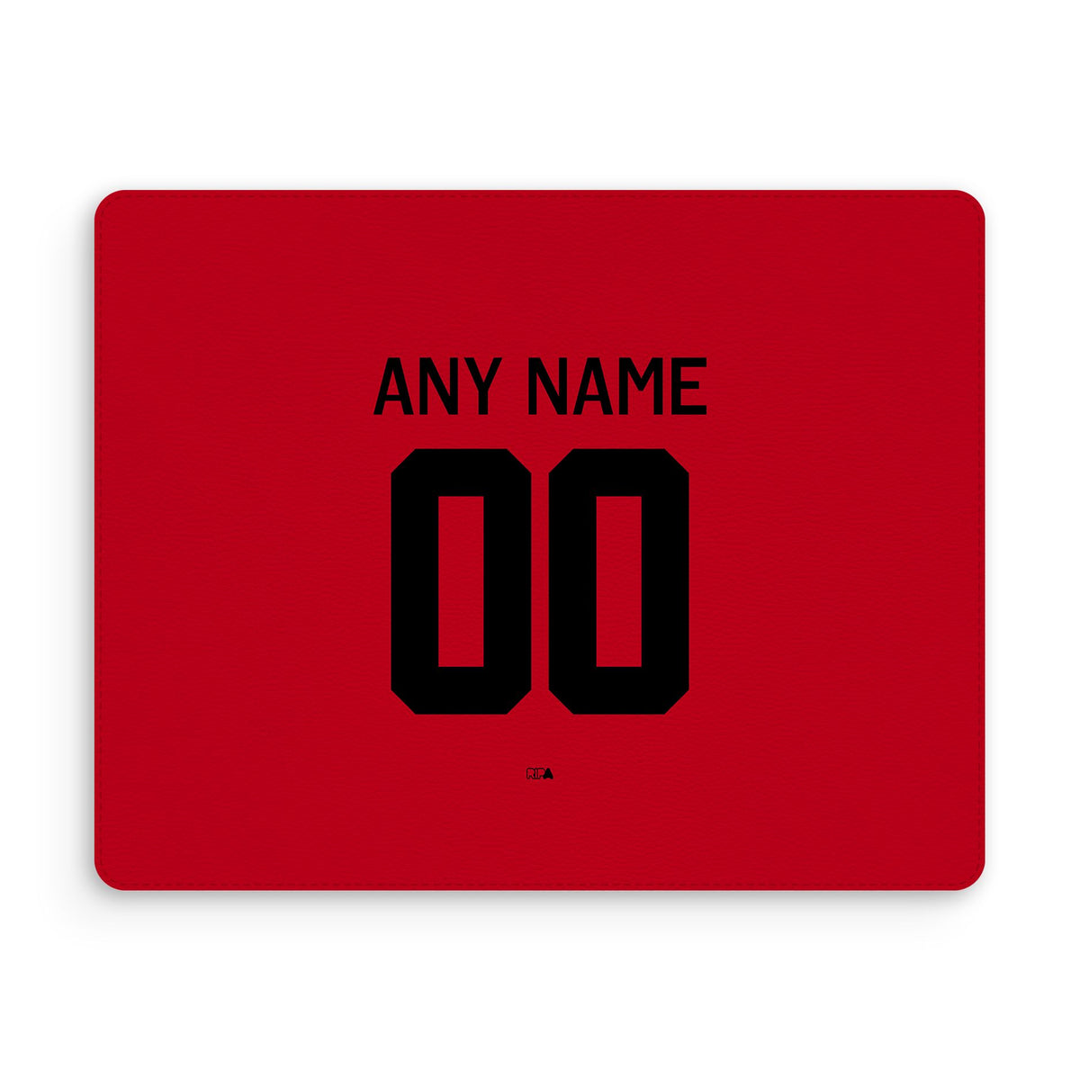 Mouse pad with the Utrecht 2025-26 Fourth football shirt design by RIPA Football