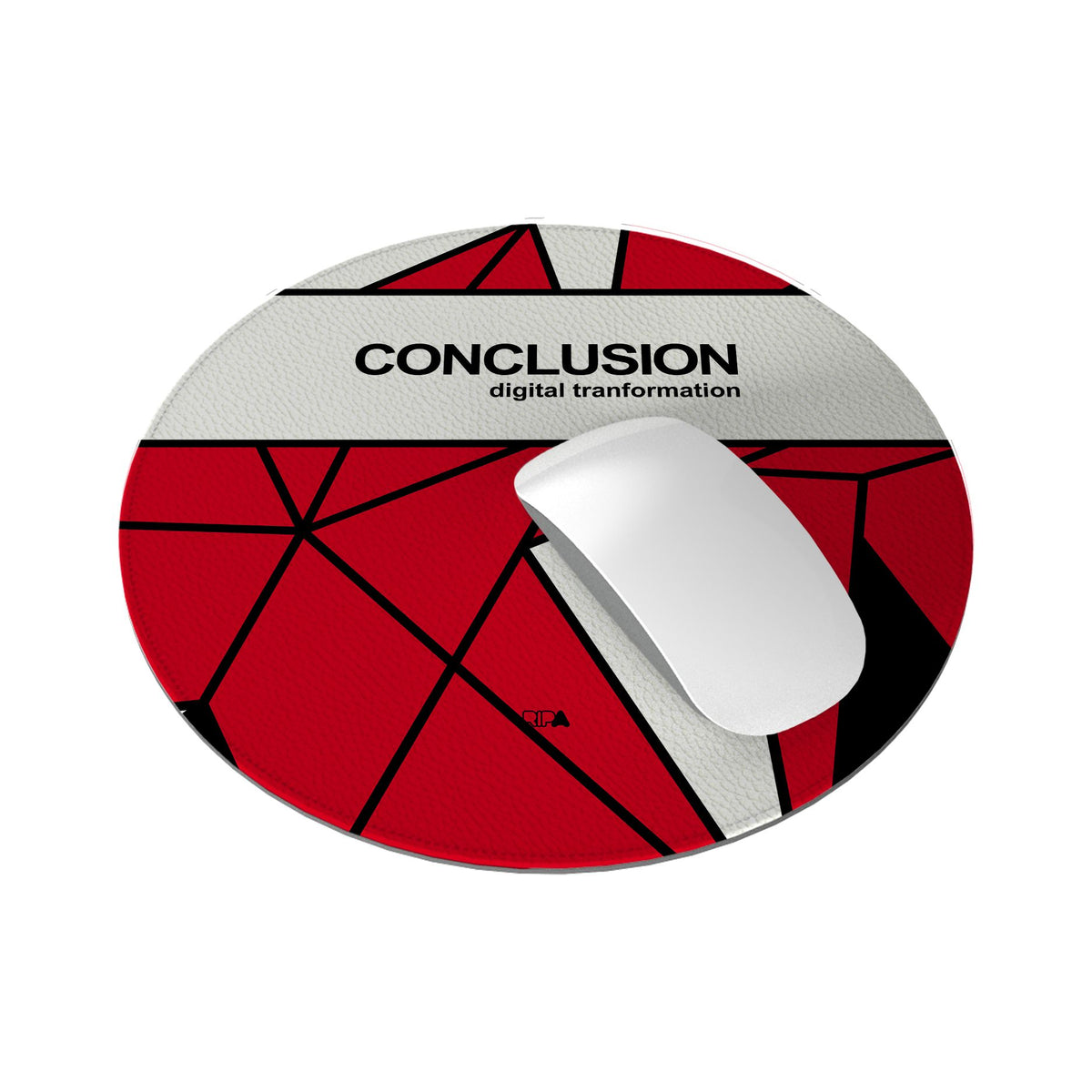 Mouse pad with the Utrecht 2025-26 Fourth football shirt design by RIPA Football