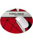 Mouse pad with the Utrecht 2025-26 Fourth football shirt design by RIPA Football