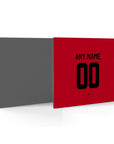 Mouse pad with the Utrecht 2025-26 Fourth football shirt design by RIPA Football