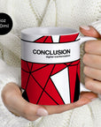 Mug with the Utrecht 2025-26 Fourth football shirt design by RIPA Football