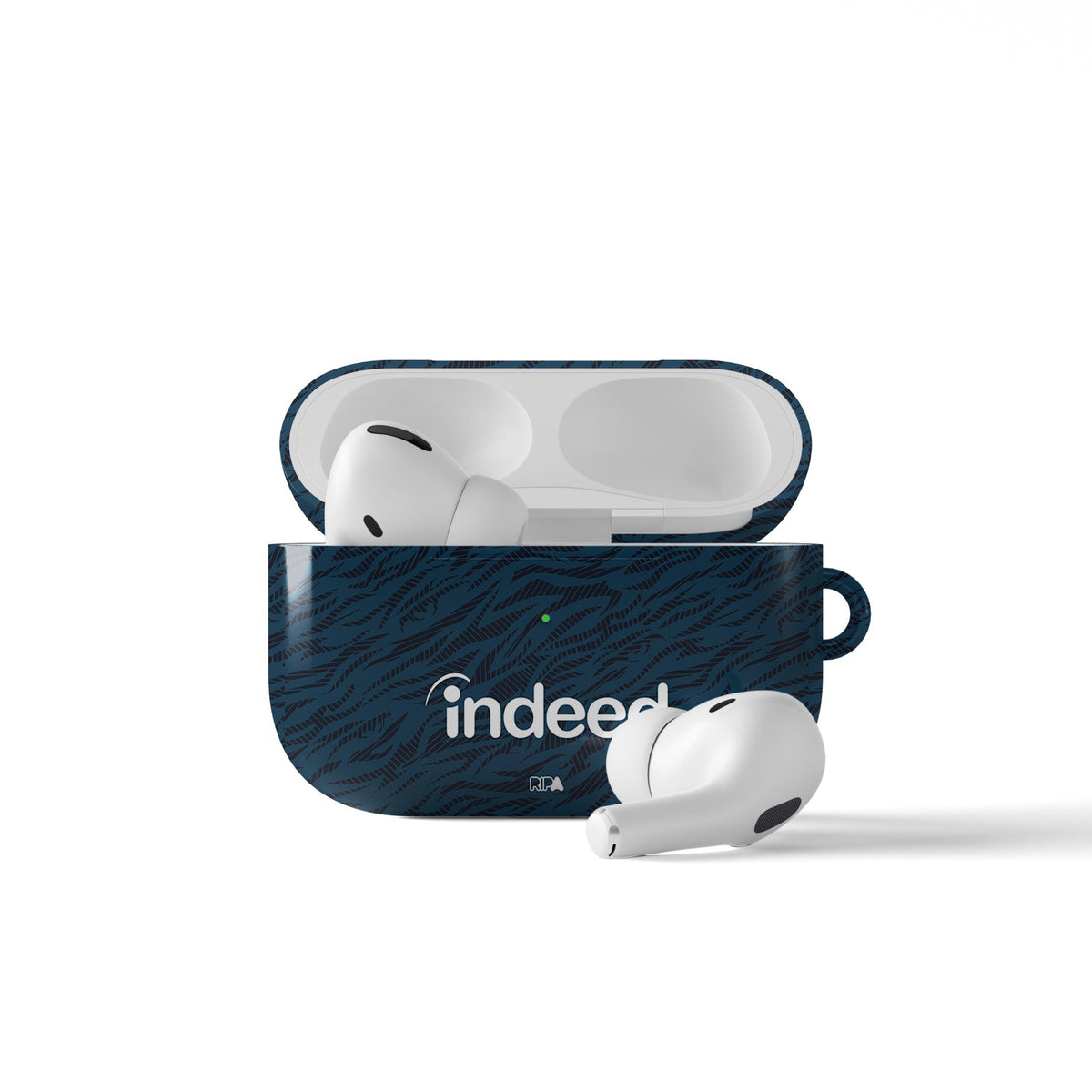 AirPods case with the Utrecht 2026-27 Away football shirt design by RIPA Football