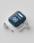 AirPods case with the Utrecht 2026-27 Away football shirt design by RIPA Football