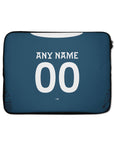 Laptop sleeve with the Utrecht 2026-27 Away football shirt design by RIPA Football