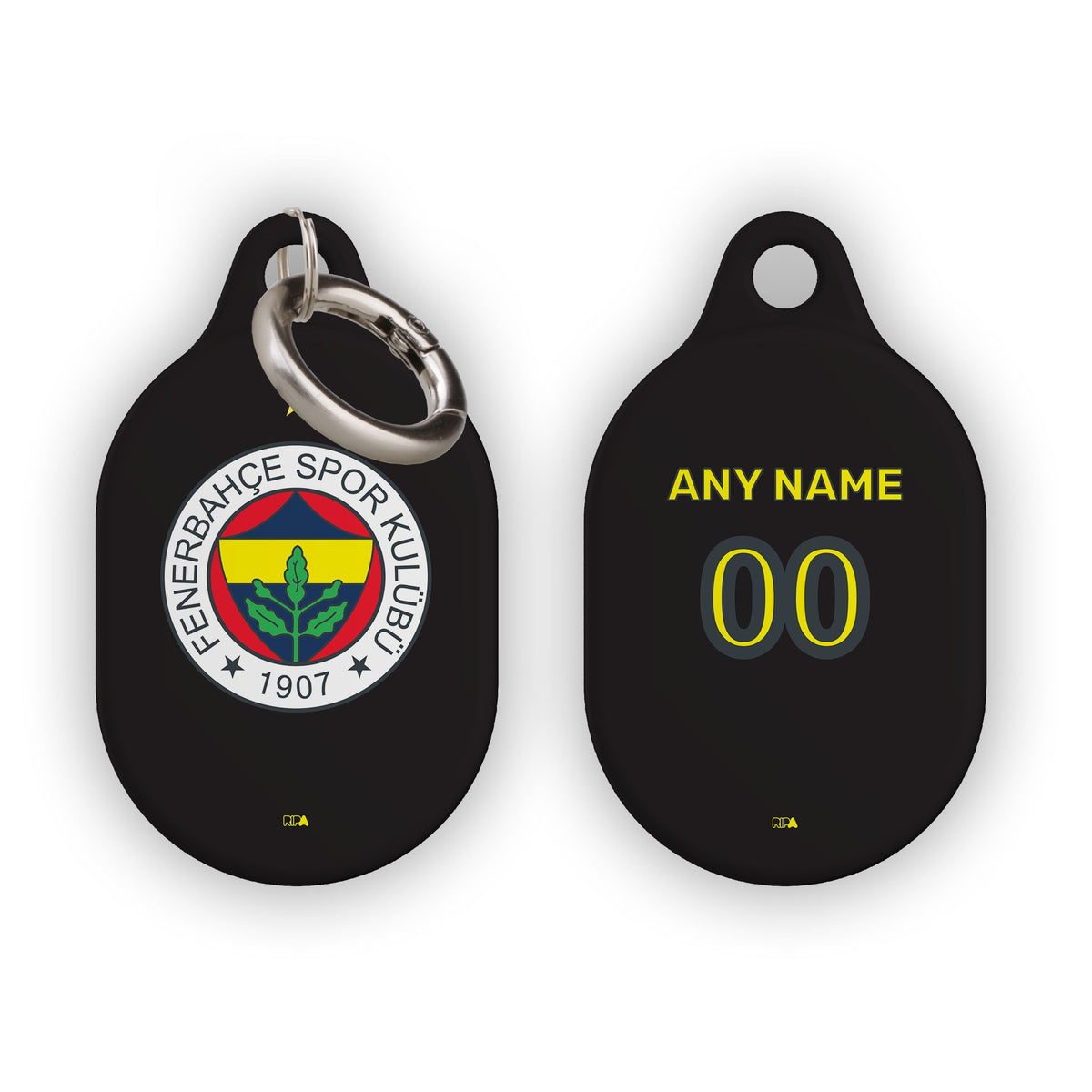 AirTag holder with the Fenerbahçe 2023-24 Home football shirt design by RIPA Football
