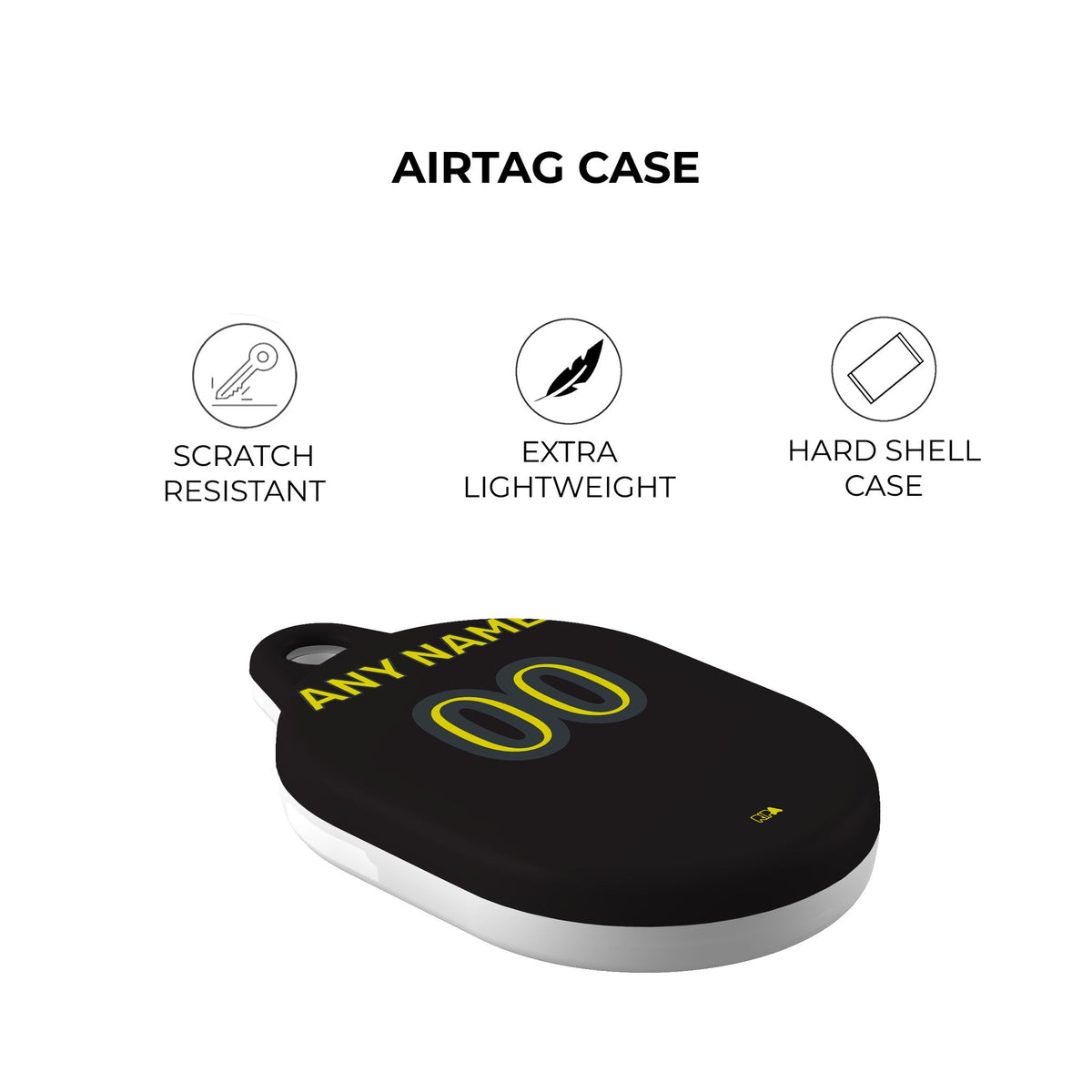 AirTag holder with the Fenerbahçe 2023-24 Home football shirt design by RIPA Football