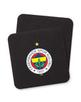 Coaster with the Fenerbahçe 2023-24 Home football shirt design by RIPA Football