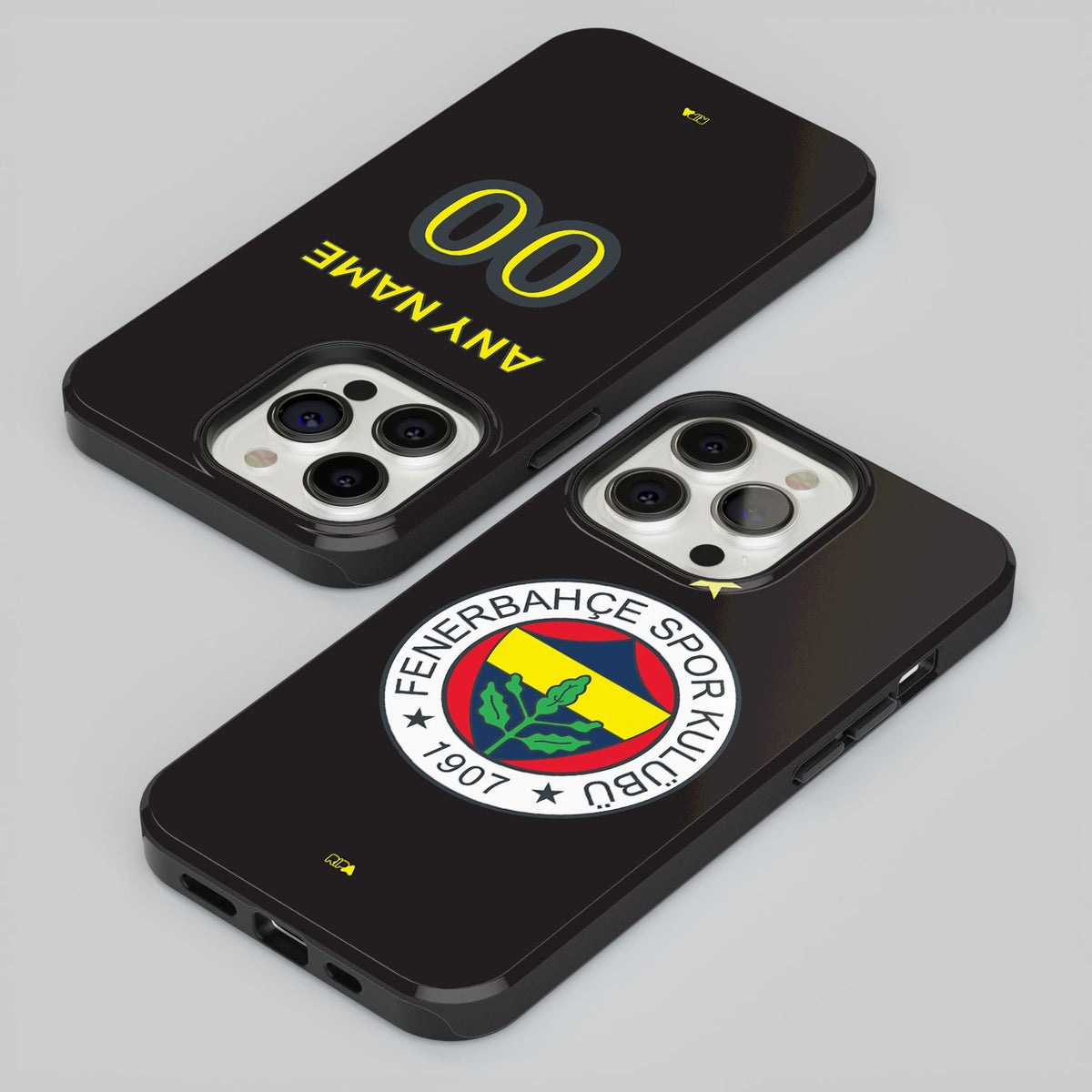 Phone case with the Fenerbahçe 2023-24 Home football shirt design by RIPA Football
