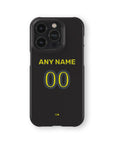 Phone case with the Fenerbahçe 2023-24 Home football shirt design by RIPA Football