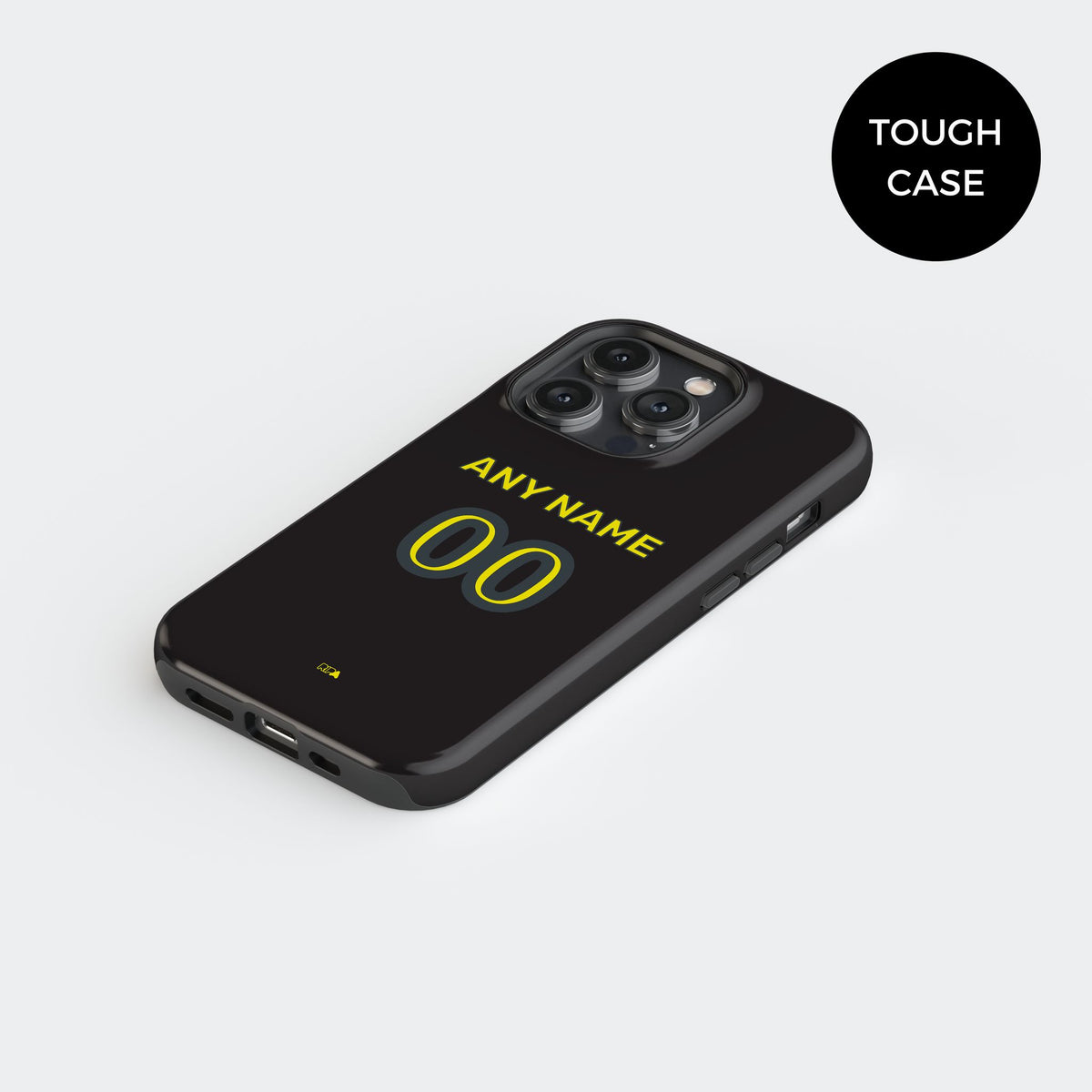 Phone case with the Fenerbahçe 2023-24 Home football shirt design by RIPA Football