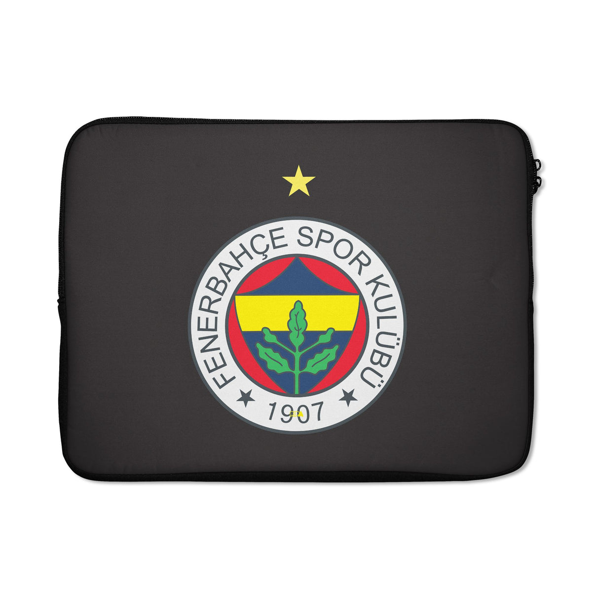 Laptop sleeve with the Fenerbahçe 2023-24 Home football shirt design by RIPA Football
