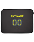 Laptop sleeve with the Fenerbahçe 2023-24 Home football shirt design by RIPA Football
