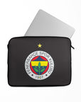 Laptop sleeve with the Fenerbahçe 2023-24 Home football shirt design by RIPA Football