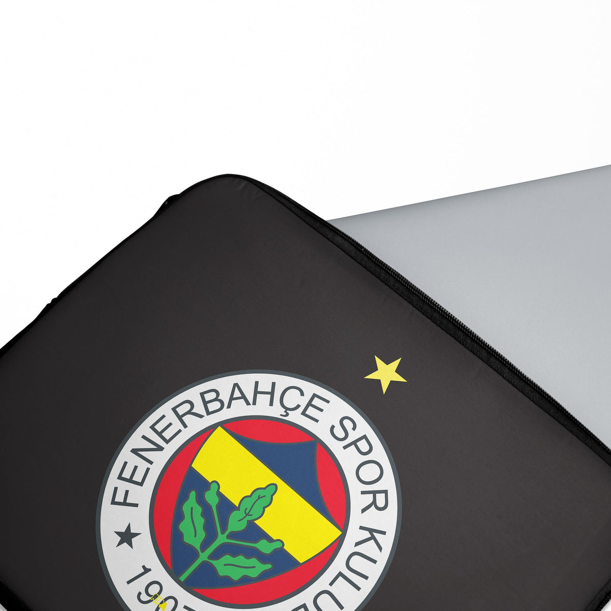 Laptop sleeve with the Fenerbahçe 2023-24 Home football shirt design by RIPA Football