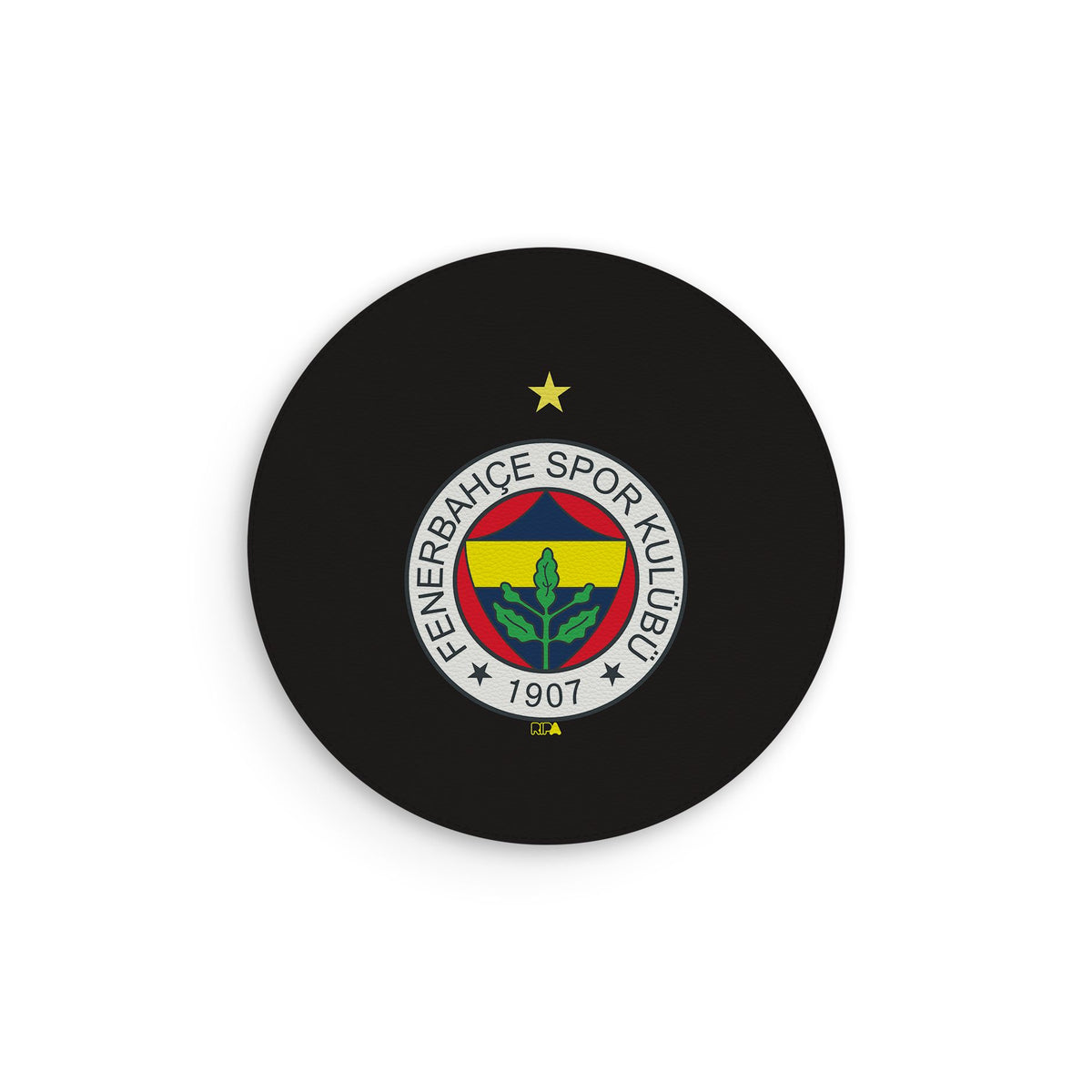 Mouse pad with the Fenerbahçe 2023-24 Home football shirt design by RIPA Football
