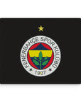 Mouse pad with the Fenerbahçe 2023-24 Home football shirt design by RIPA Football