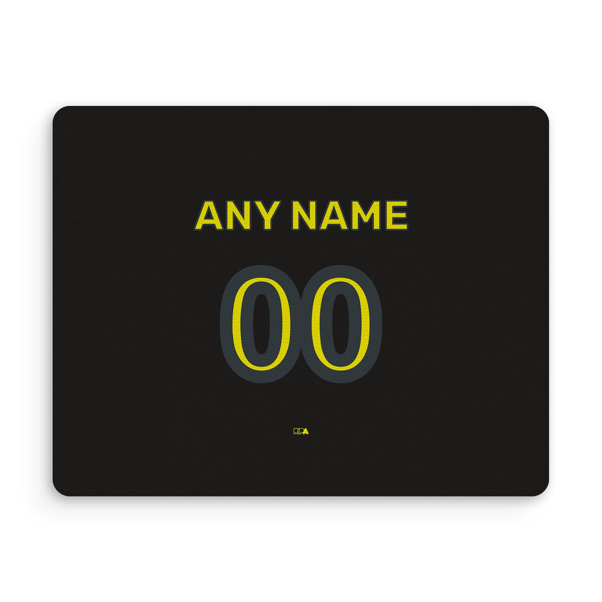 Mouse pad with the Fenerbahçe 2023-24 Home football shirt design by RIPA Football