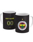 Mug with the Fenerbahçe 2023-24 Home football shirt design by RIPA Football