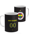 Mug with the Fenerbahçe 2023-24 Home football shirt design by RIPA Football