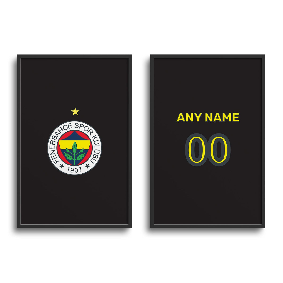 Print with the Fenerbahçe 2023-24 Home football shirt design by RIPA Football