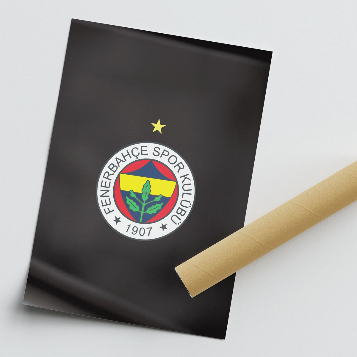 Print with the Fenerbahçe 2023-24 Home football shirt design by RIPA Football