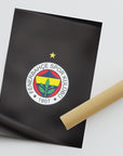 Print with the Fenerbahçe 2023-24 Home football shirt design by RIPA Football