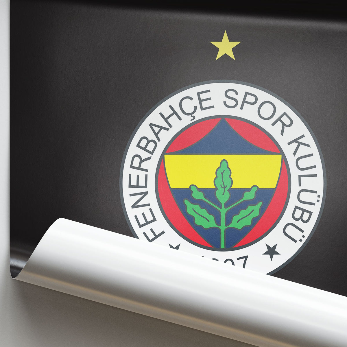 Print with the Fenerbahçe 2023-24 Home football shirt design by RIPA Football