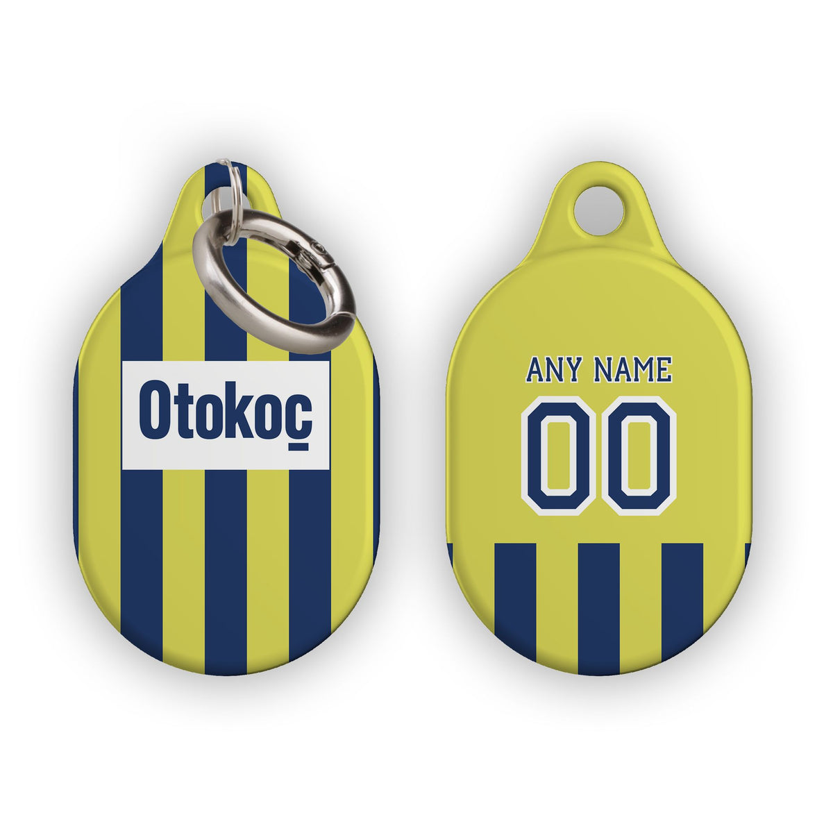 AirTag holder with the Fenerbahçe 2026-27 Home football shirt design by RIPA Football