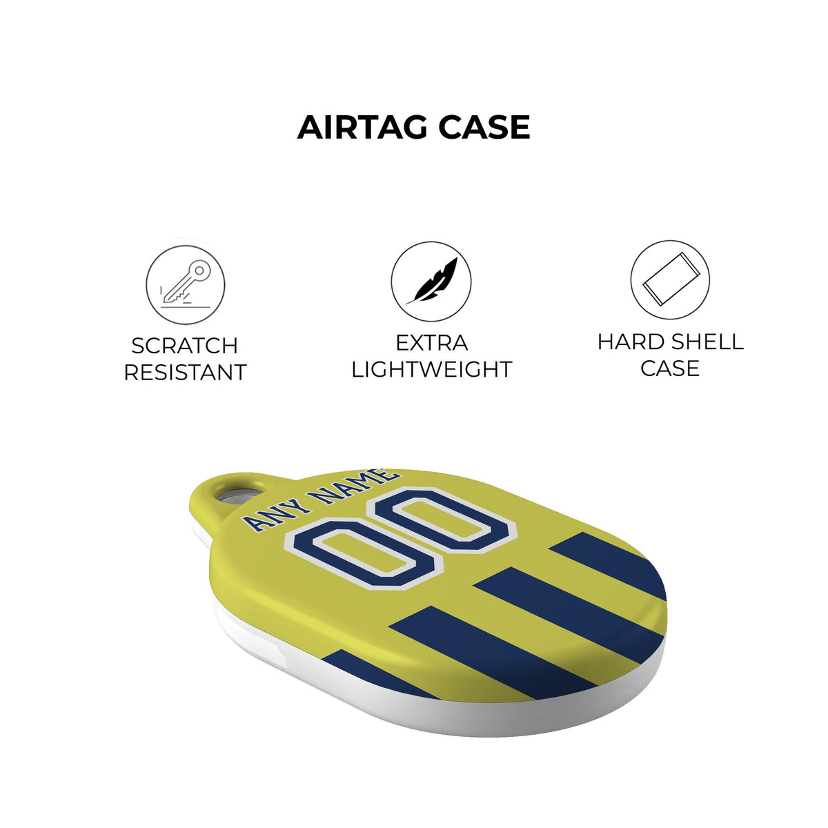 AirTag holder with the Fenerbahçe 2026-27 Home football shirt design by RIPA Football