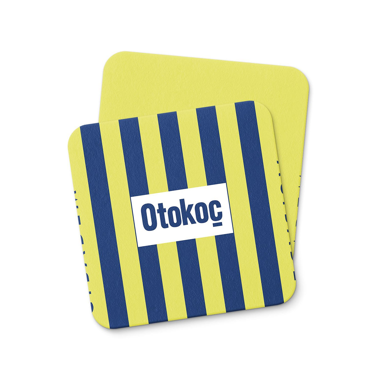 Coaster with the Fenerbahçe 2026-27 Home football shirt design by RIPA Football