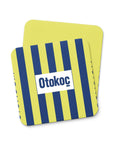 Coaster with the Fenerbahçe 2026-27 Home football shirt design by RIPA Football