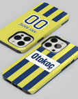 Phone case with the Fenerbahçe 2026-27 Home football shirt design by RIPA Football