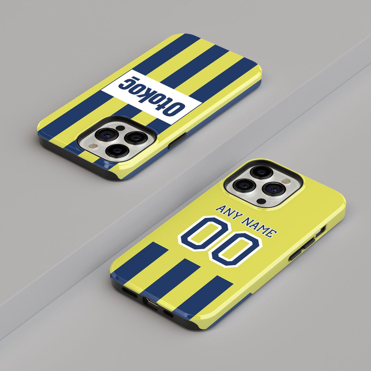 Phone case with the Fenerbahçe 2026-27 Home football shirt design by RIPA Football