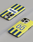 Phone case with the Fenerbahçe 2026-27 Home football shirt design by RIPA Football